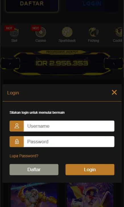 login Sidaktoto